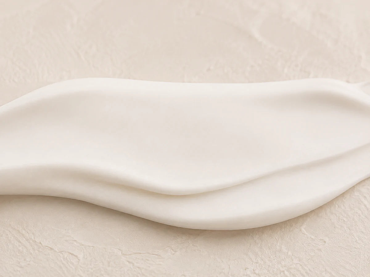 Macro detail of a rich cream texture